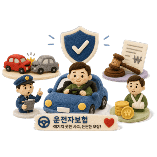 운전자보험의 필요성 펠트 아이콘